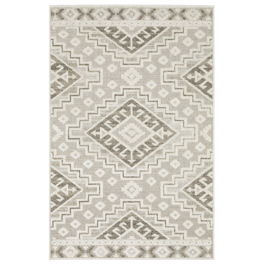 TANGIER Beige 6' 7 X  9' 6 Area Rug. Picture 1