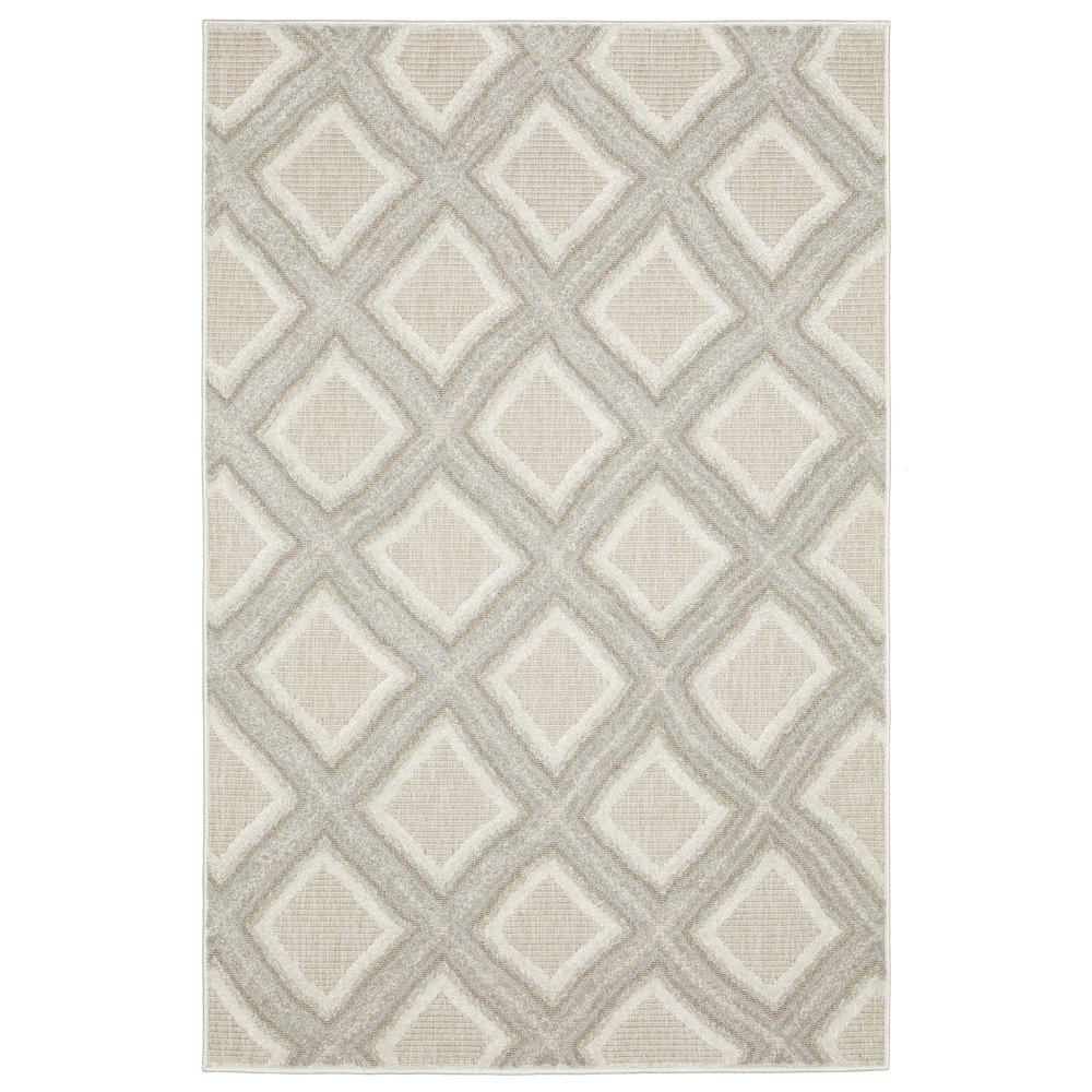 TANGIER Grey 6' 7 X  9' 6 Area Rug. Picture 1