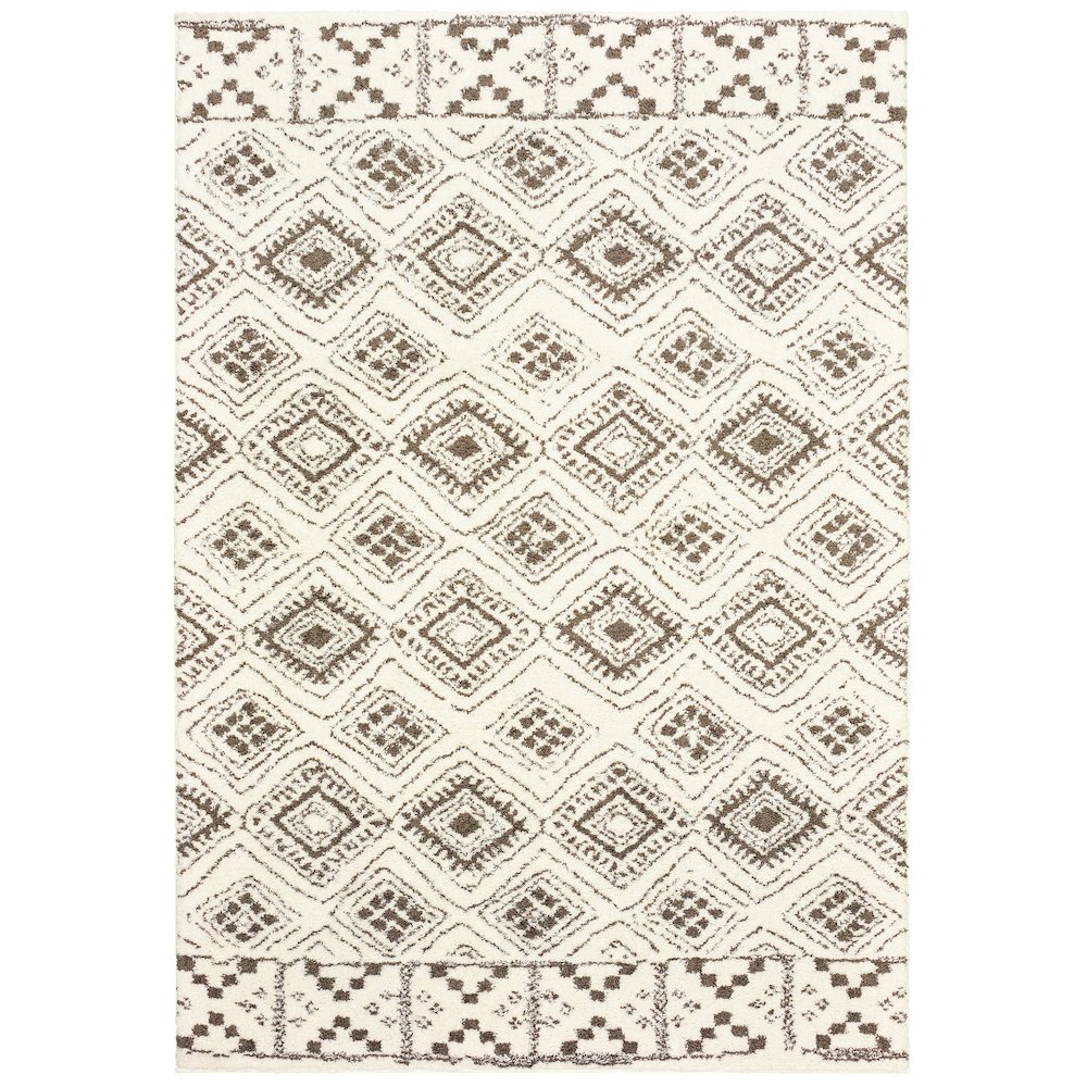 VERONA Ivory 5' 3 X  7' 6 Area Rug. Picture 1