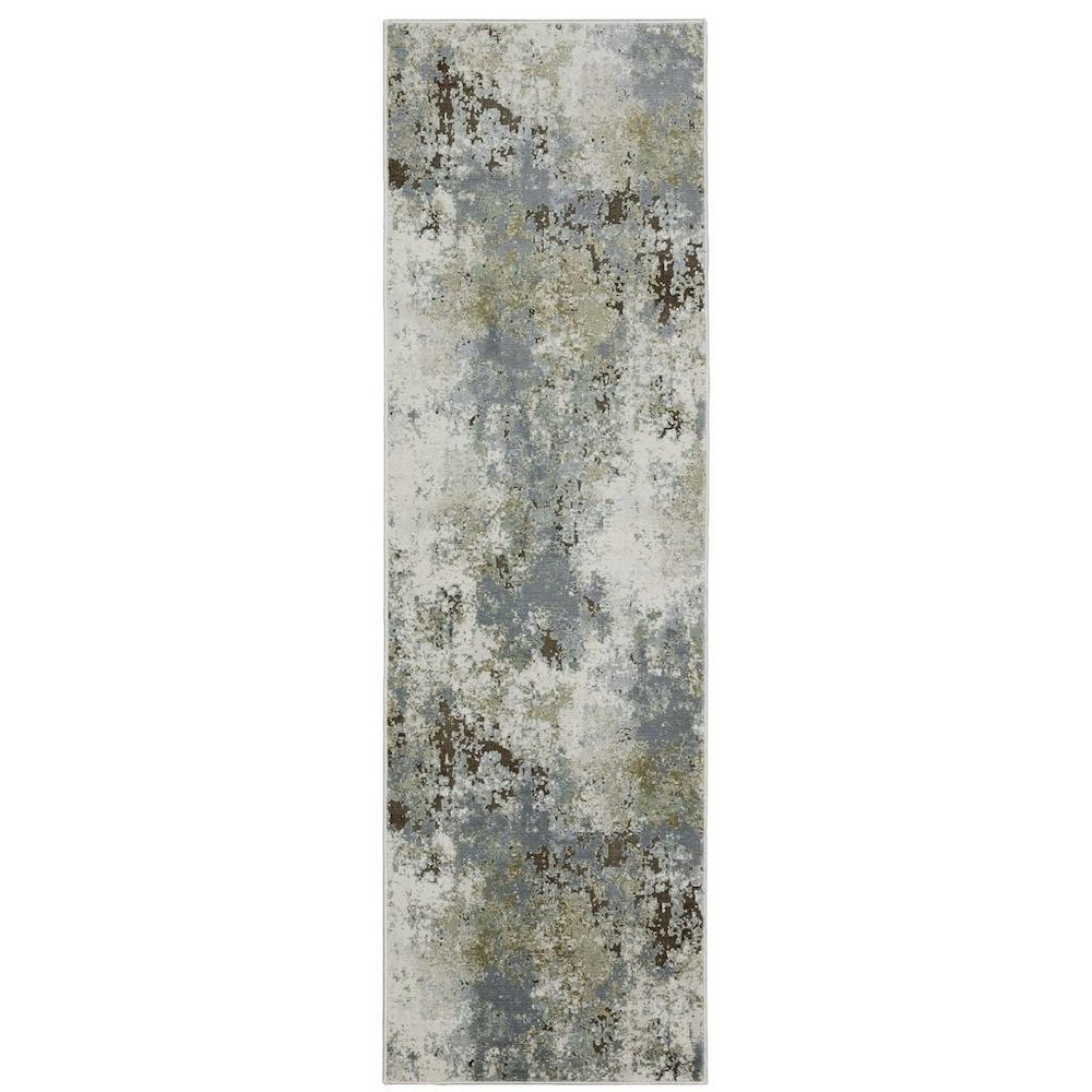 CARAVAN Blue 2' 3 X  7' 6 Area Rug. Picture 1