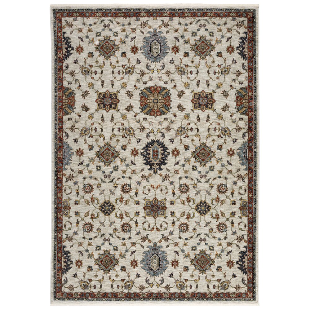 ABERDEEN Ivory 6' 7 X  9' 6 Area Rug. Picture 1