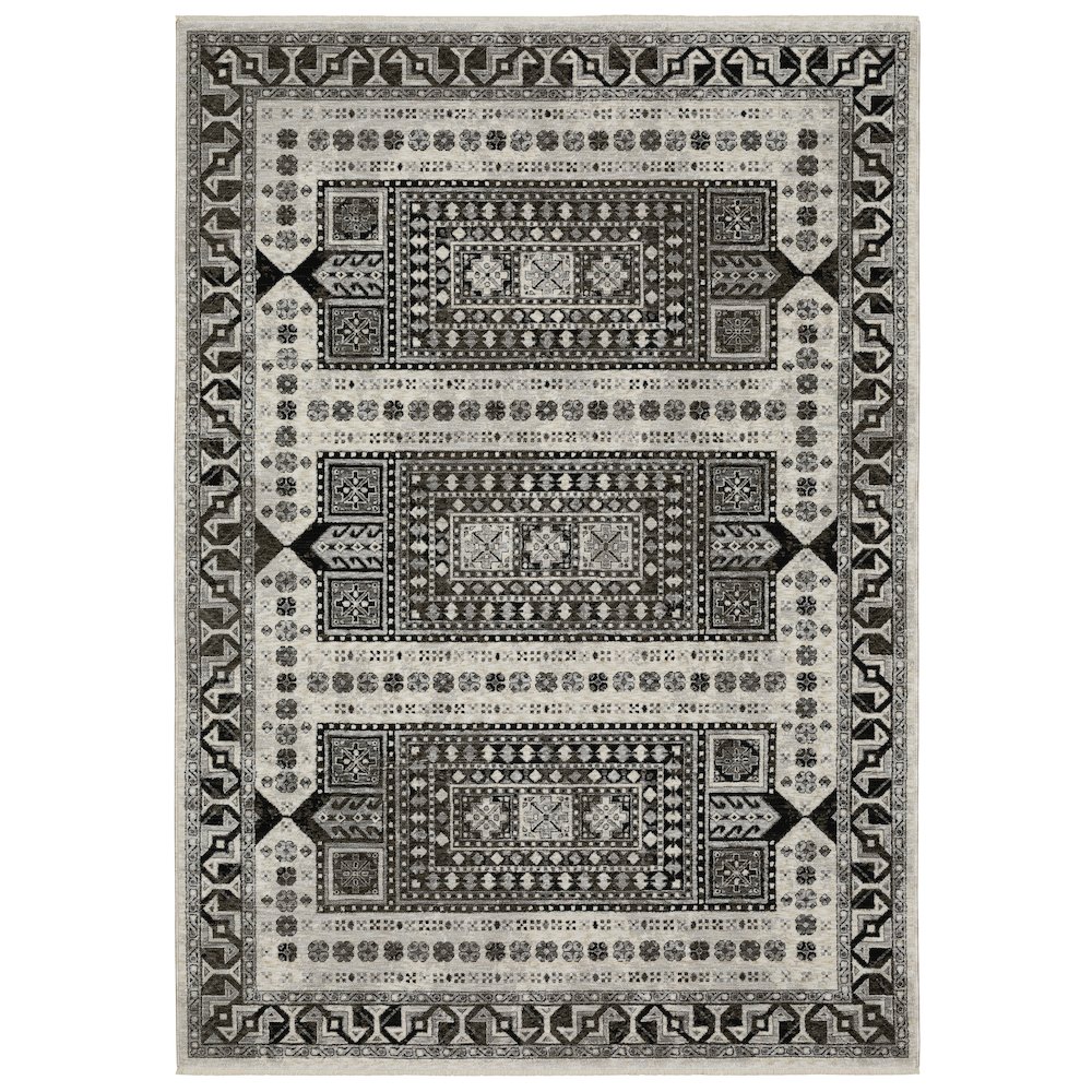 CHAMBERLAIN CH01G6' 7" X  9' 6" Ivory color rug. Picture 1