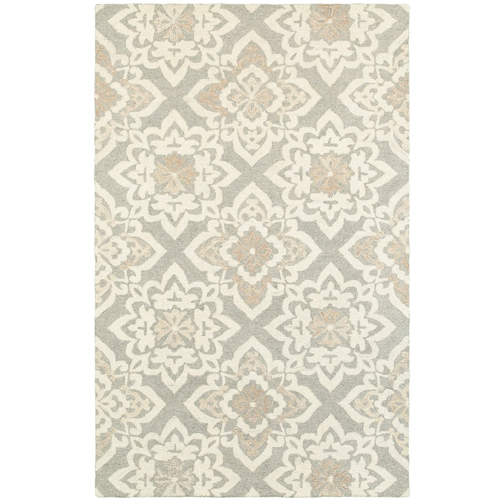CRAFT Grey 10' X 13' Area Rug. Picture 1