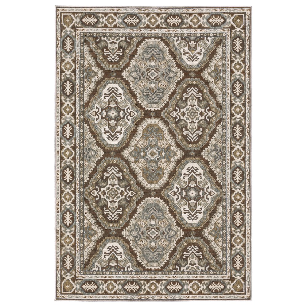 ELLINGTON Rust 7'10 X 10'10 Area Rug. Picture 1
