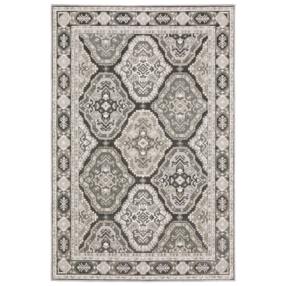 ELLINGTON Grey 9'10 X 12'10 Area Rug. Picture 1