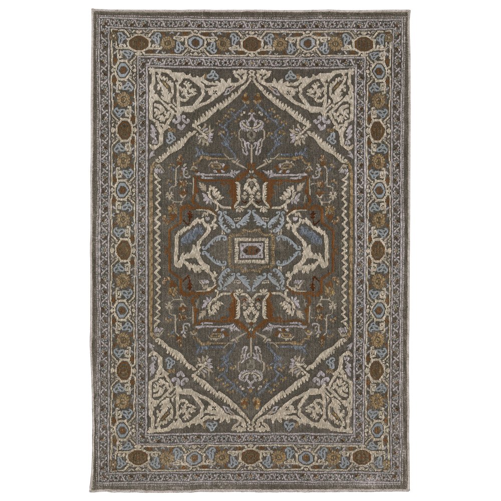 ELLINGTON Grey 7'10 X 10'10 Area Rug. Picture 1