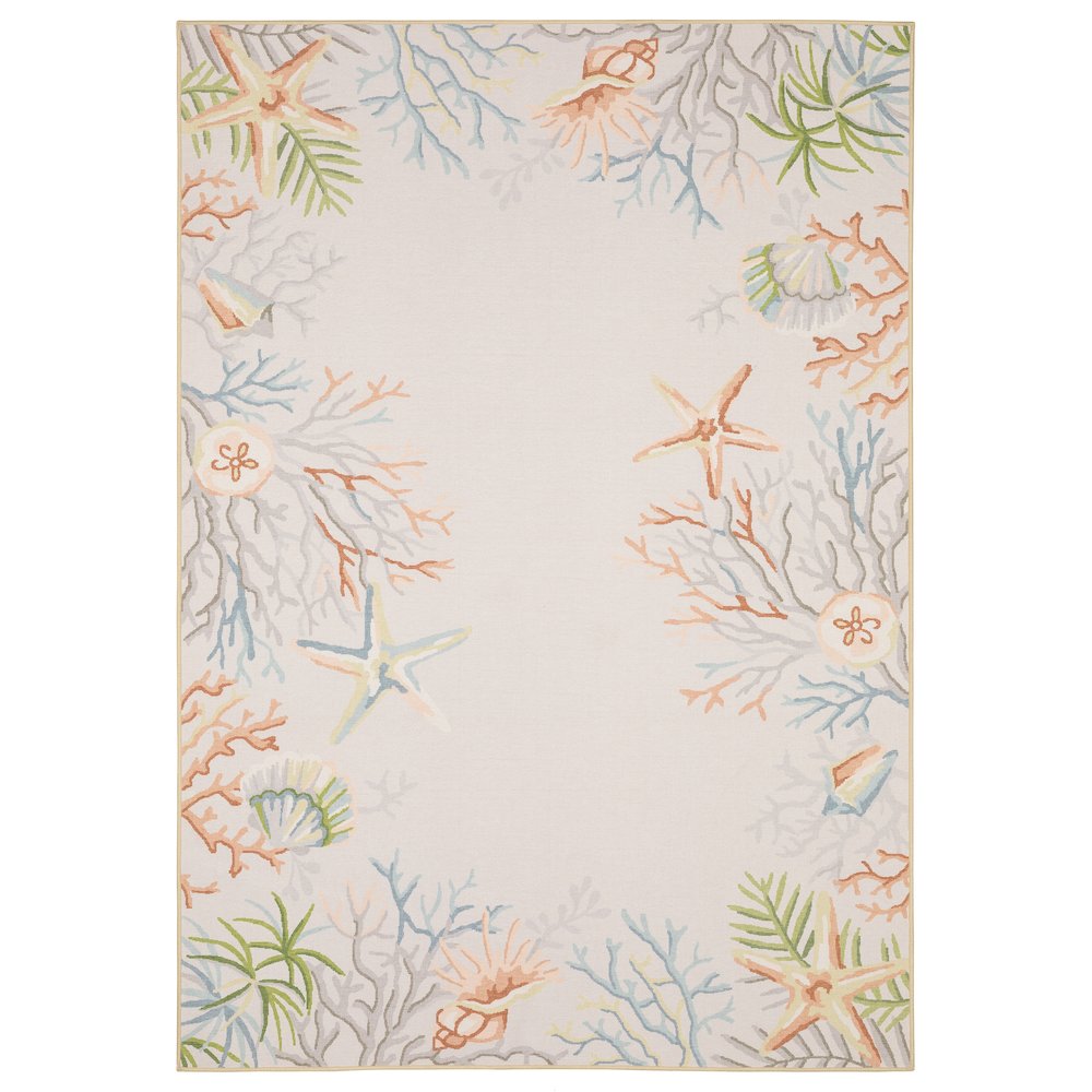 FIJI FIJ065' X  7' Beige color rug. Picture 1