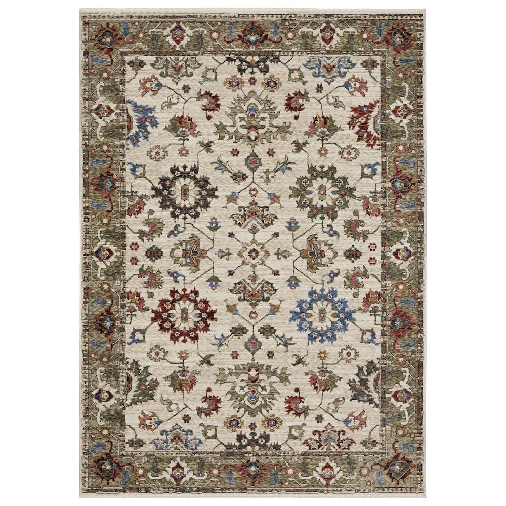 HASTINGS HA03W6' 7" X  9' 6" Ivory color rug. Picture 1