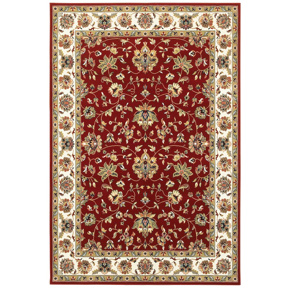 KASHAN Red 7'10 X 10'10 Area Rug. Picture 1