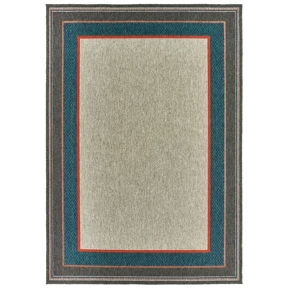 LATITUDE Grey 7'10 X 10' Area Rug. Picture 1