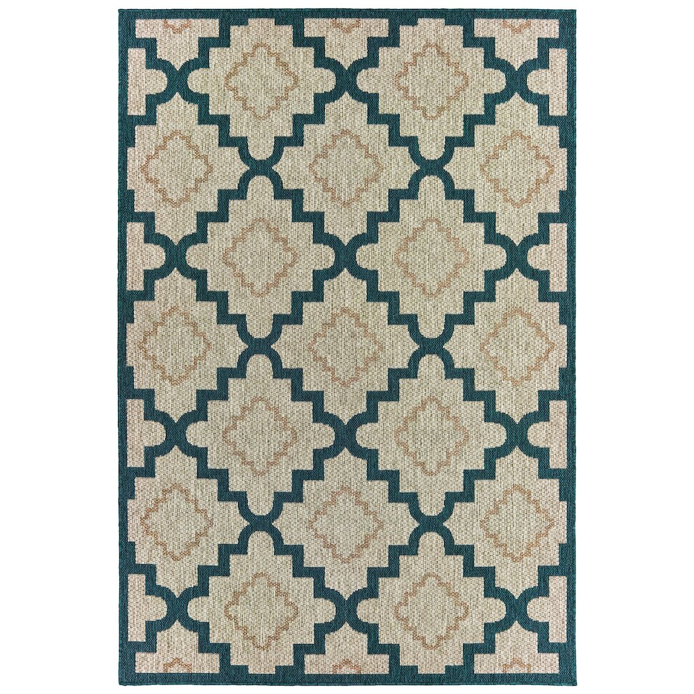 LATITUDE Grey 7'10 X 10' Area Rug. Picture 1