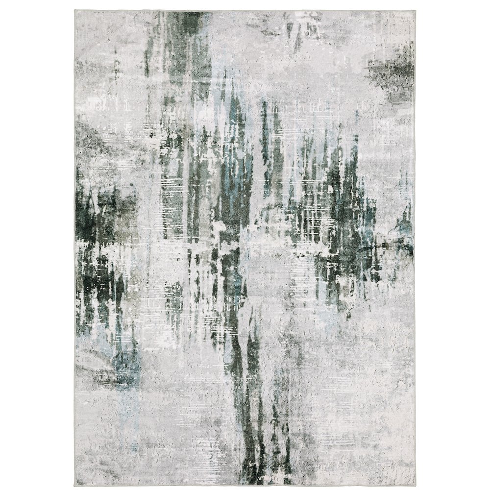 MALIBU Grey 7' 6 X 10' Area Rug. Picture 1