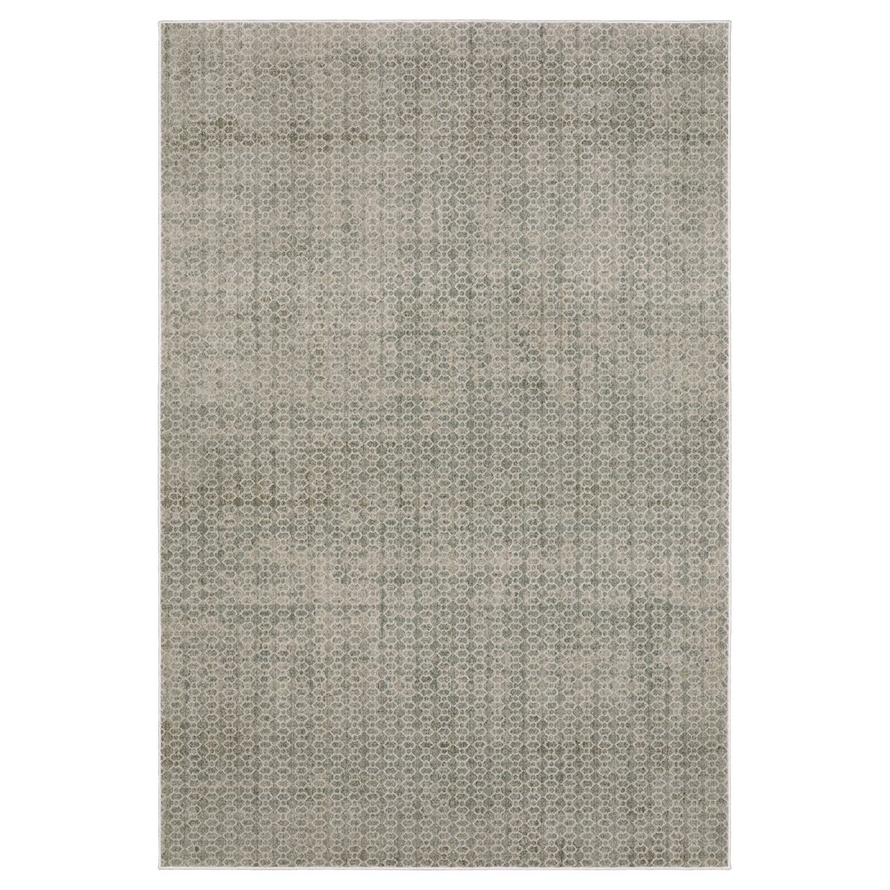 Contemporary Rug 6' 7" X  9' 6" Size in Grey/ Blue Color. Picture 1
