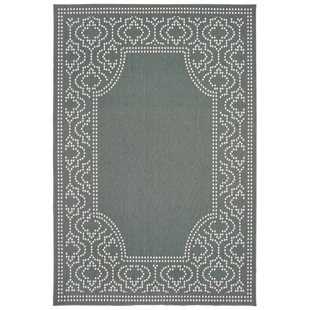 MARINA Grey 5' 3 X  7' 6 Area Rug. Picture 1
