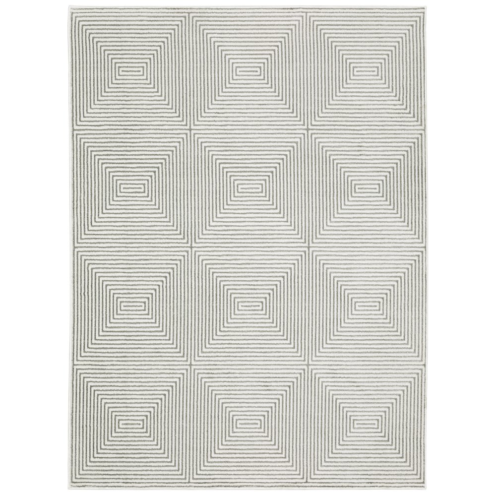 MONTECITO Grey 9'10 X 12'10 Area Rug. Picture 1