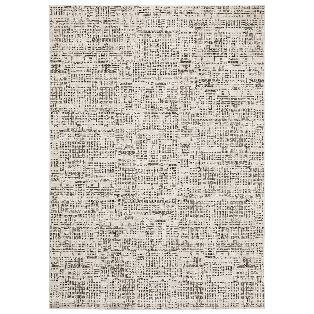 NEBULOUS Ivory 7'10 X 10'10 Area Rug. Picture 1