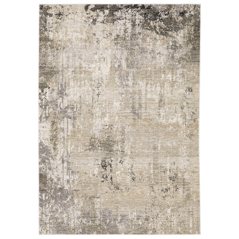 NEBULOUS Beige 7'10 X 10'10 Area Rug. Picture 1