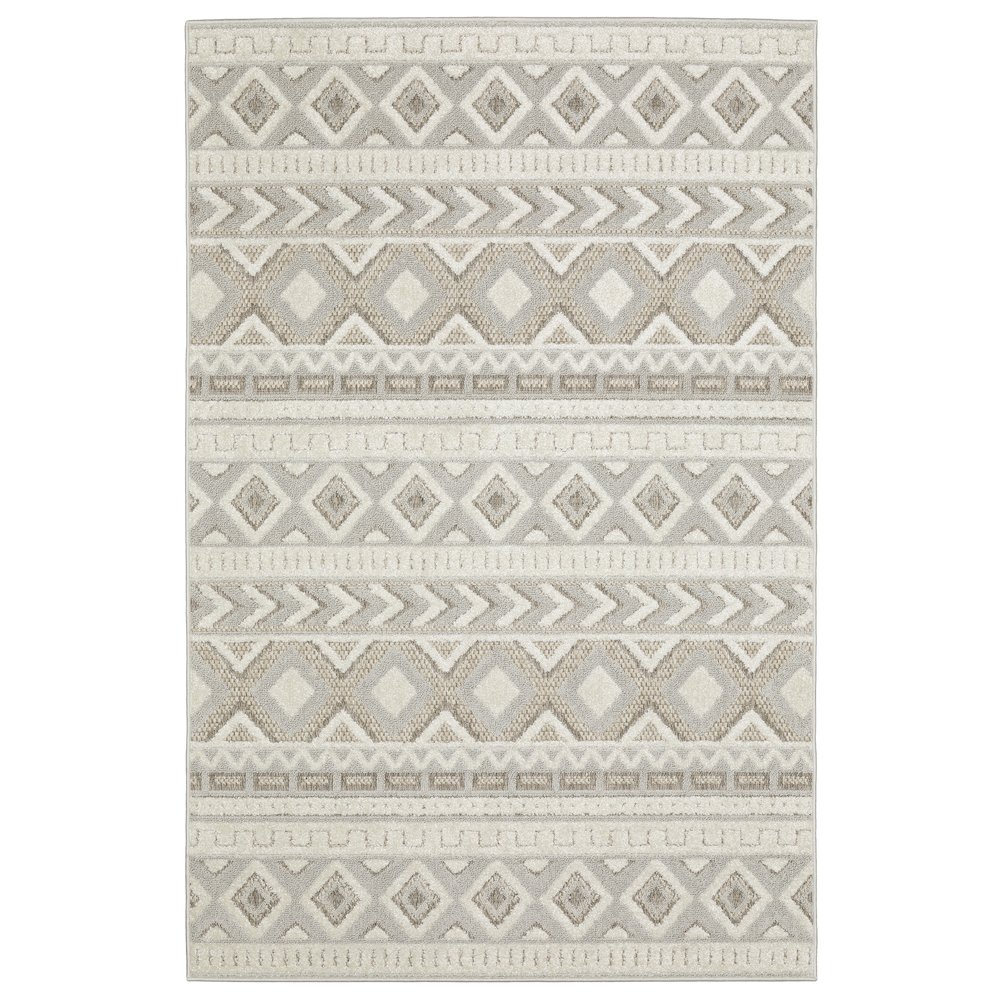 TANGIER Grey 9'10 X 12'10 Area Rug. Picture 1