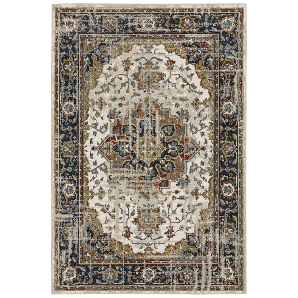 VENICE Beige 7'10 X 10' Area Rug. Picture 1