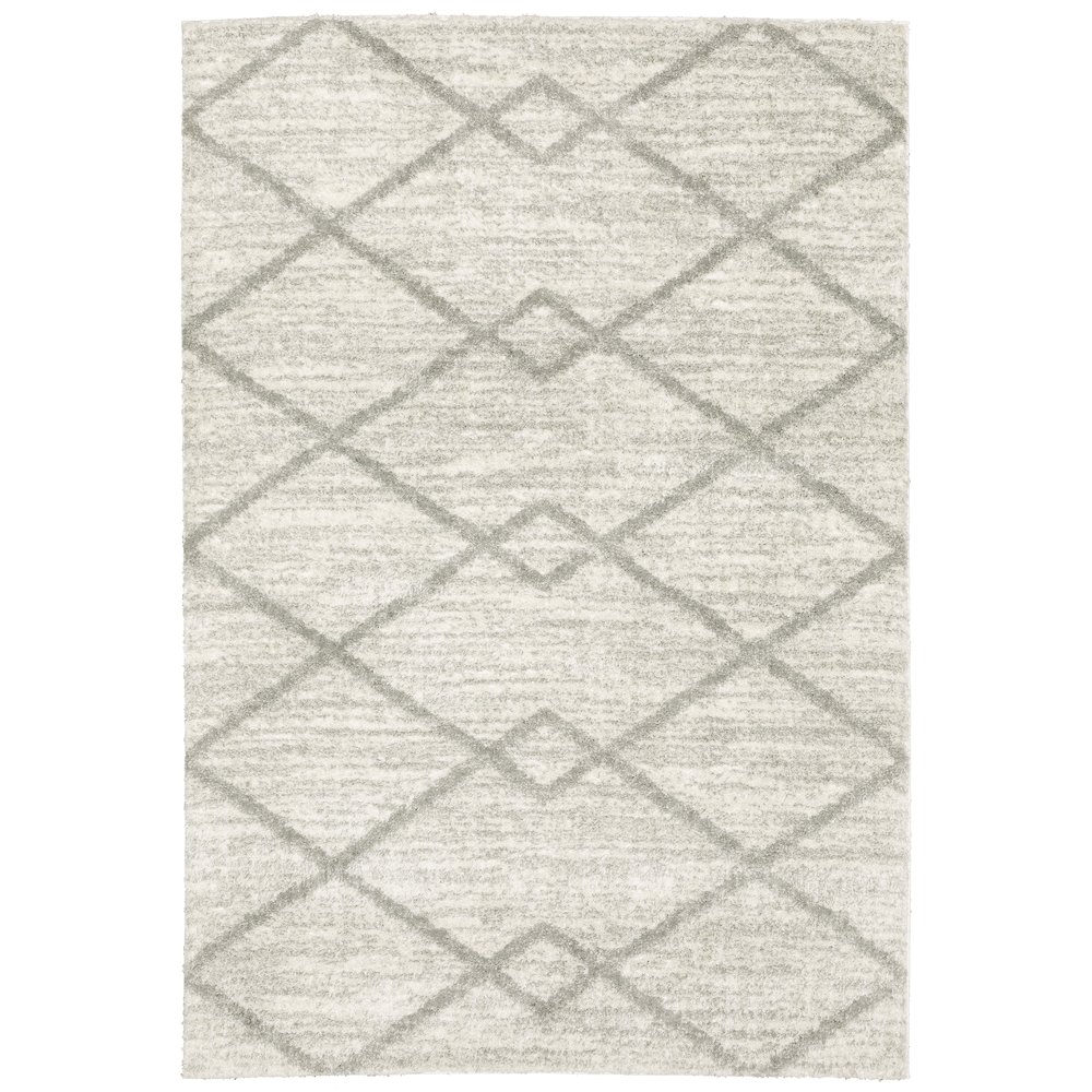 VERONA Ivory 6' 7 X  9' 6 Area Rug. Picture 1