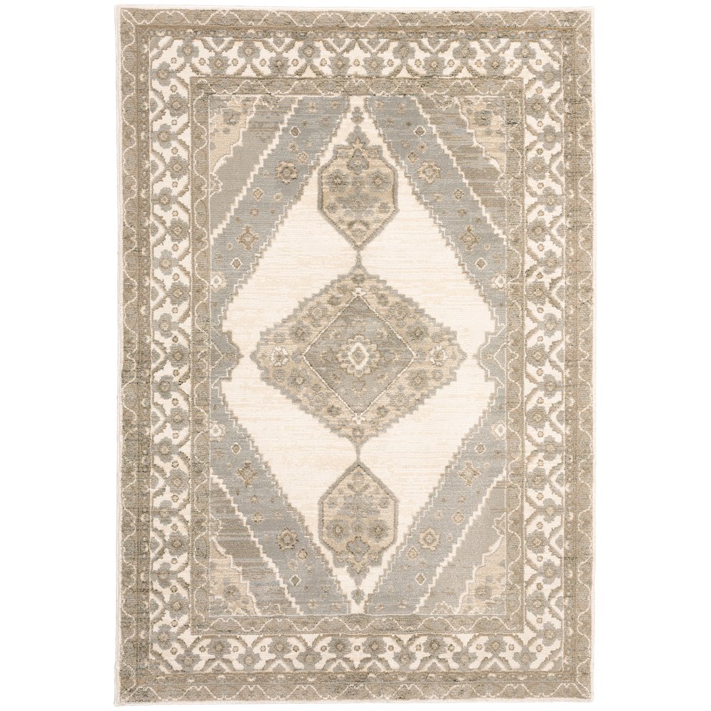 ANDORRA Beige 7'10 X 10'10 Area Rug. Picture 1