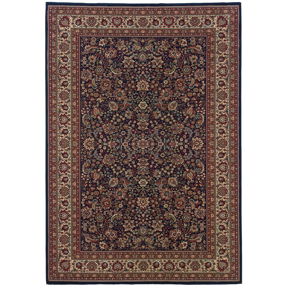 ARIANA Blue 7'10 X 11' Area Rug. Picture 1