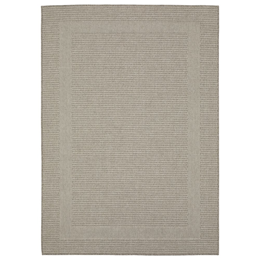 CAICOS Grey 9'10 X 12'10 Area Rug. Picture 1