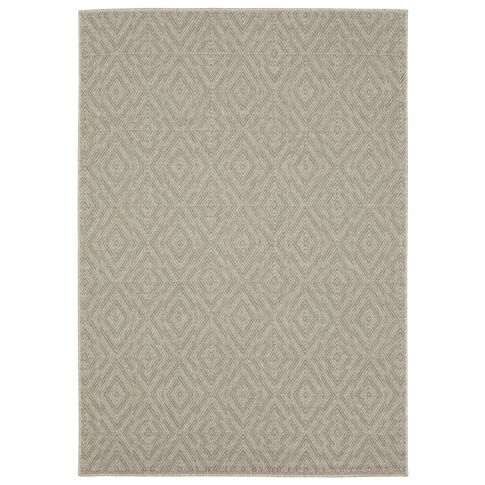 CAICOS Grey 9'10 X 12'10 Area Rug. Picture 1