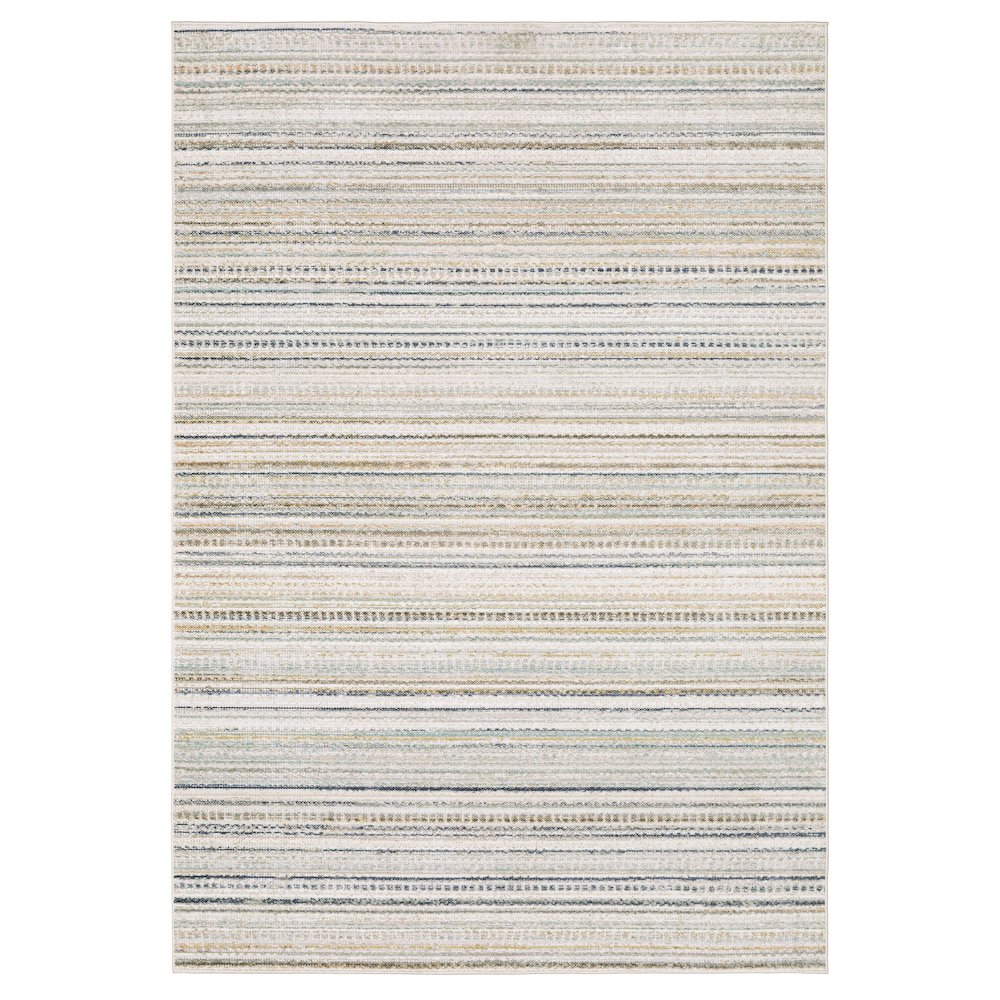 Casual Rug 9'10" X 13' Size in Beige/ Multi Color. Picture 1