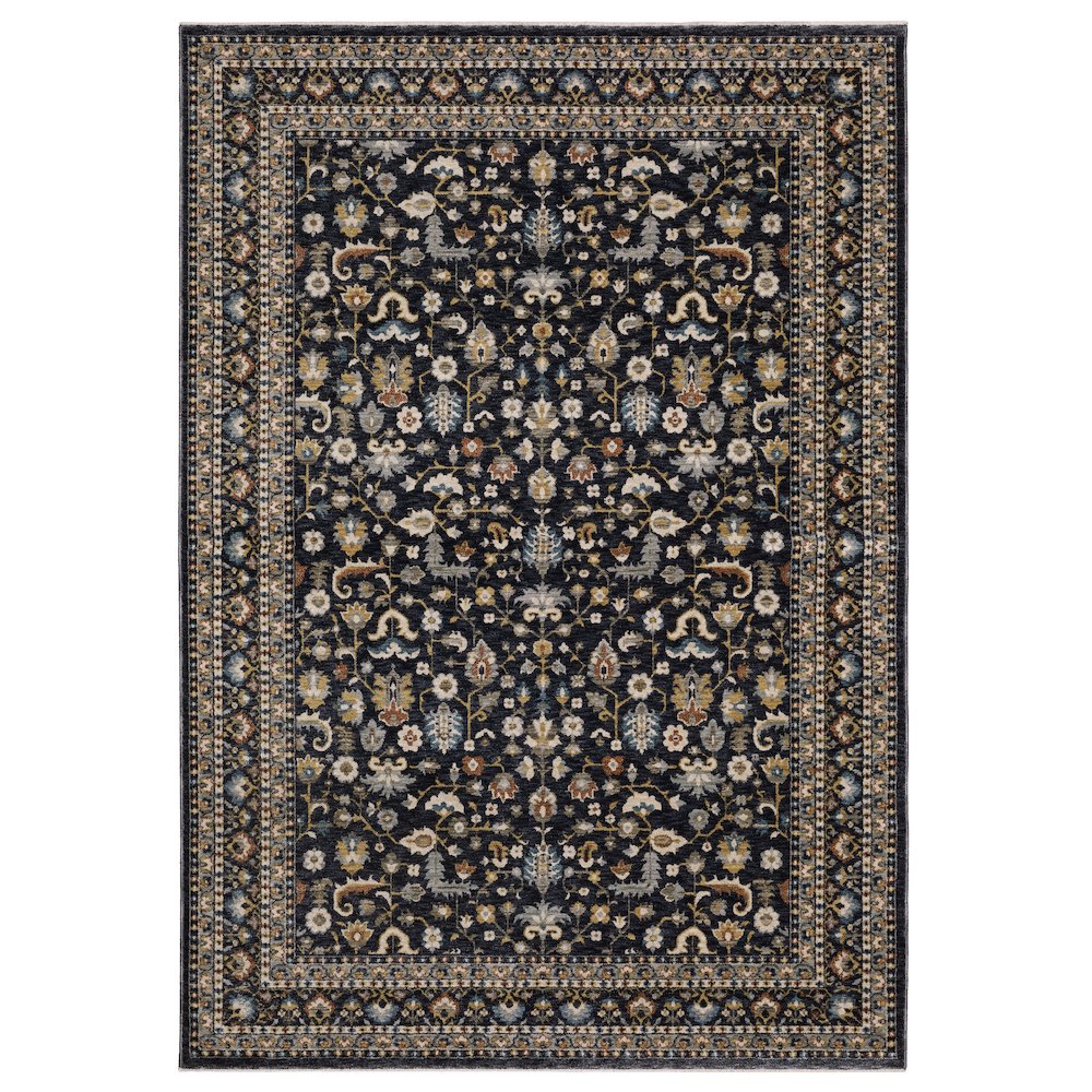 Casual Rug 7'10" X 10'10" Size in Blue/ Multi Color. Picture 1