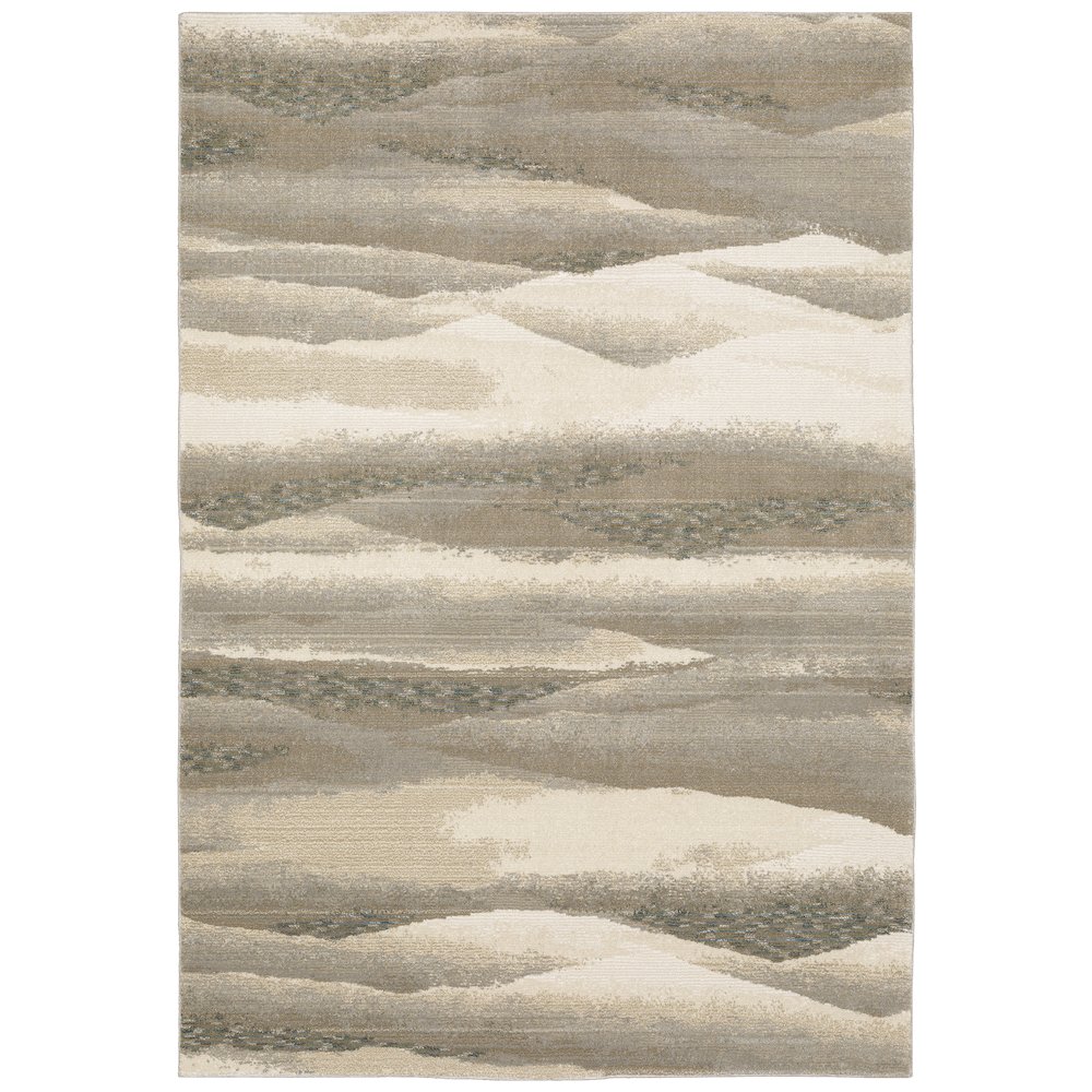 EVOLUTION Beige 7'10 X 10'10 Area Rug. Picture 1