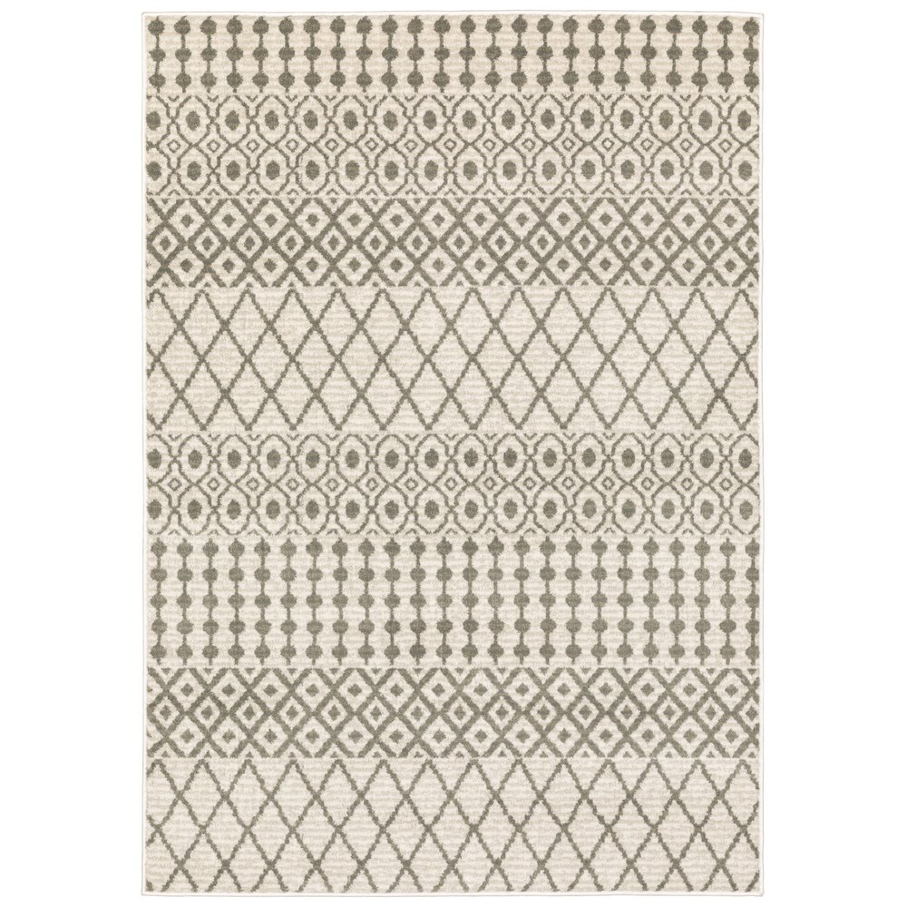 GEORGIA Ivory 9'10 X 12'10 Area Rug. Picture 1