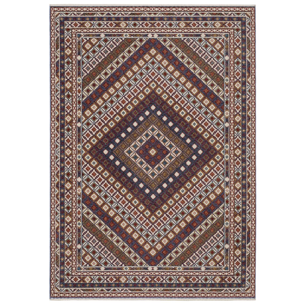 HASTINGS HA08B7'10" X 10'10" Multi color rug. Picture 1