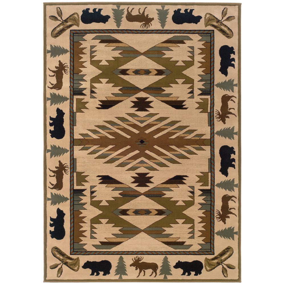 HUDSON Ivory 7' 8 X 10'10 Area Rug. Picture 1