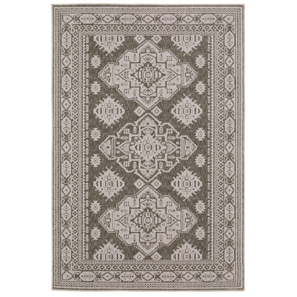 INTRIGUE Grey 9'10 X 12'10 Area Rug. Picture 1