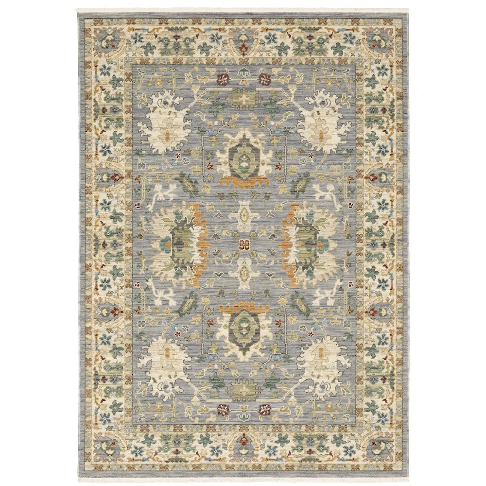 LUCCA Blue 7'10 X 10'10 Area Rug. Picture 1