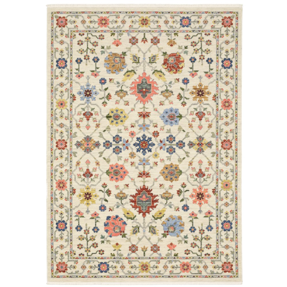 LUCCA Ivory 7'10 X 10'10 Area Rug. Picture 1