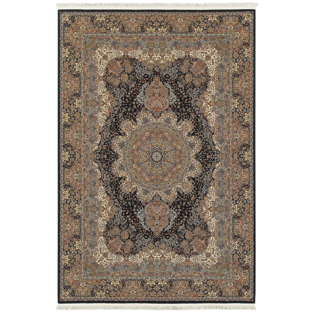 MASTERPIECE Navy 9'10 X 12'10 Area Rug. Picture 1