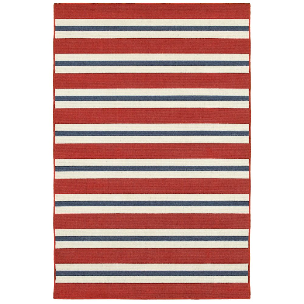 MERIDIAN Red 7'10 X 10'10 Area Rug. Picture 1