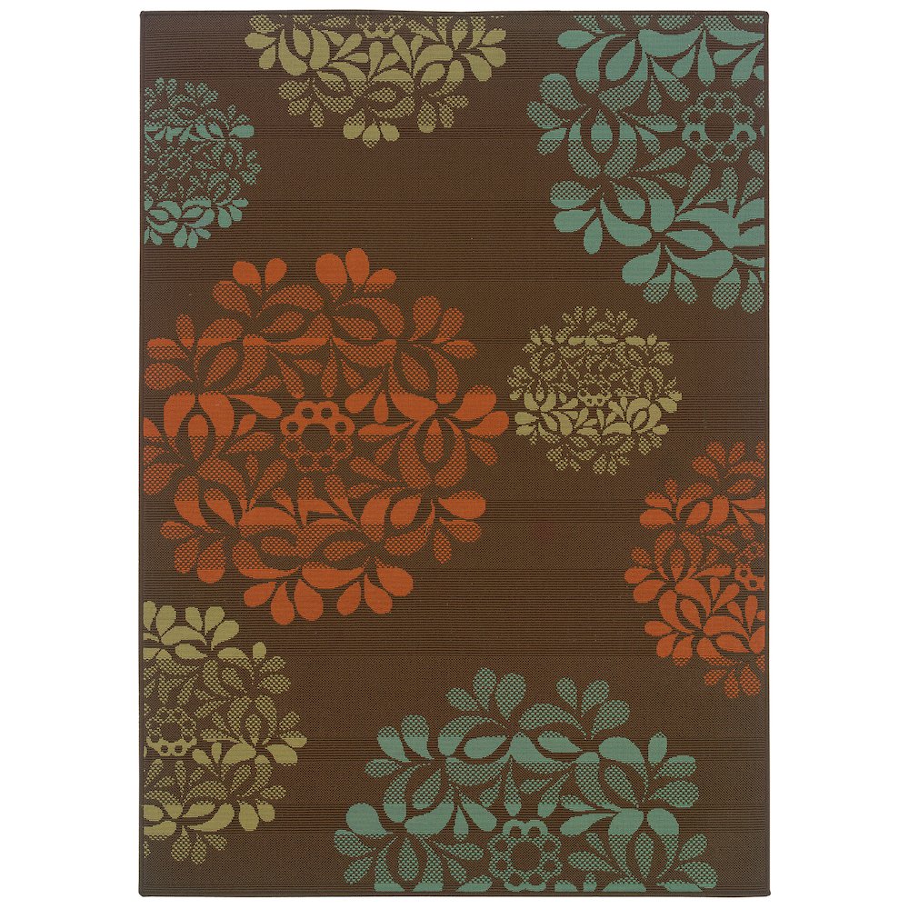 MONTEGO Brown 6' 7 X  9' 6 Area Rug. Picture 1