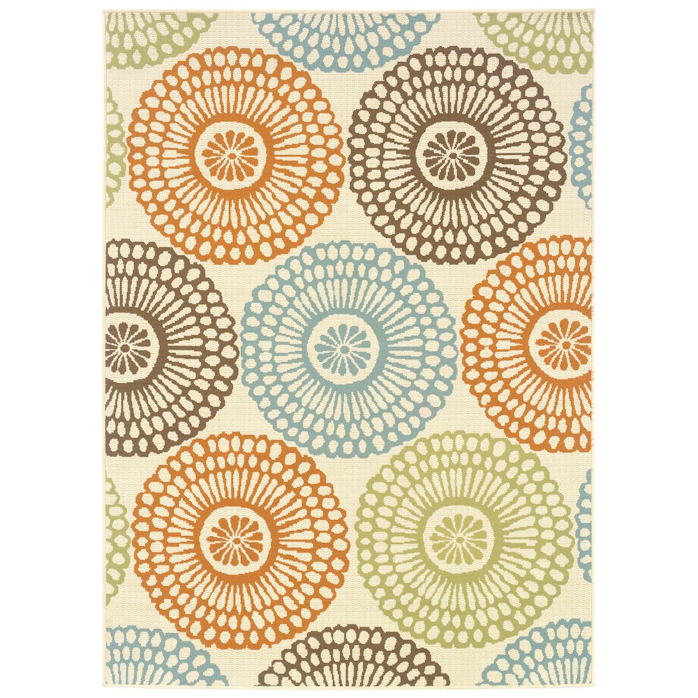 MONTEGO Beige 7'10 X 10'10 Area Rug. Picture 1