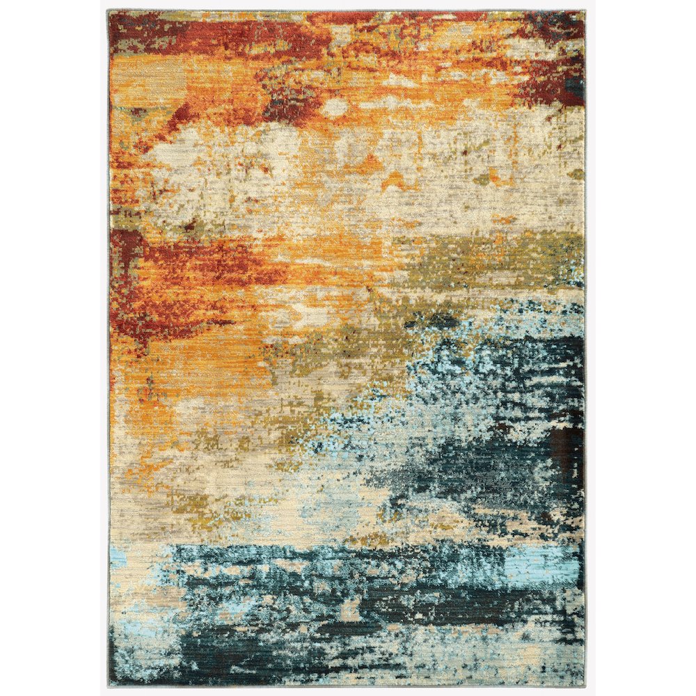 SEDONA Blue 7'10 X 10'10 Area Rug. Picture 1
