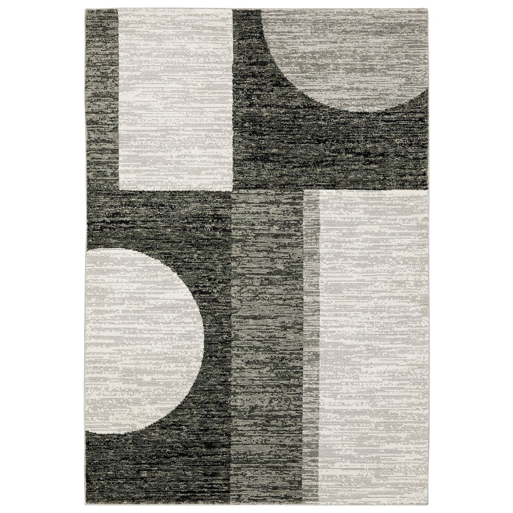 STRADA Charcoal 8' 6 X 11' 7 Area Rug. Picture 1