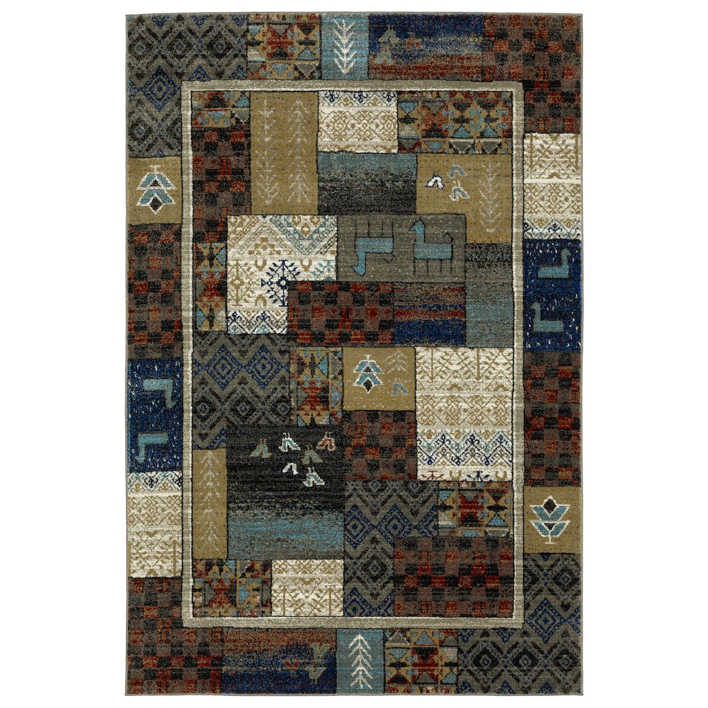 VENICE Multi 9'10 X 12'10 Area Rug. Picture 1