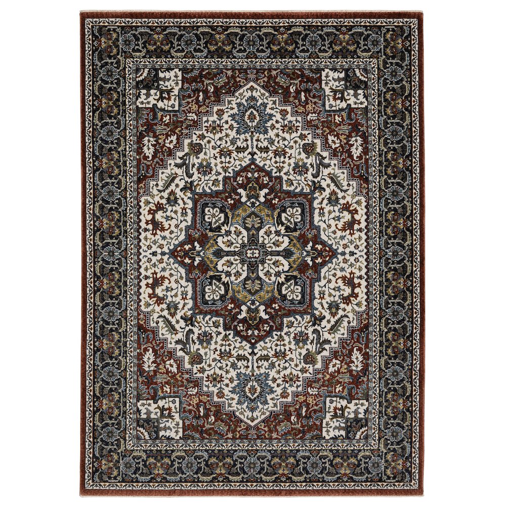 VIVIAN VI06A7'10" X 10'10" Red color rug. Picture 1