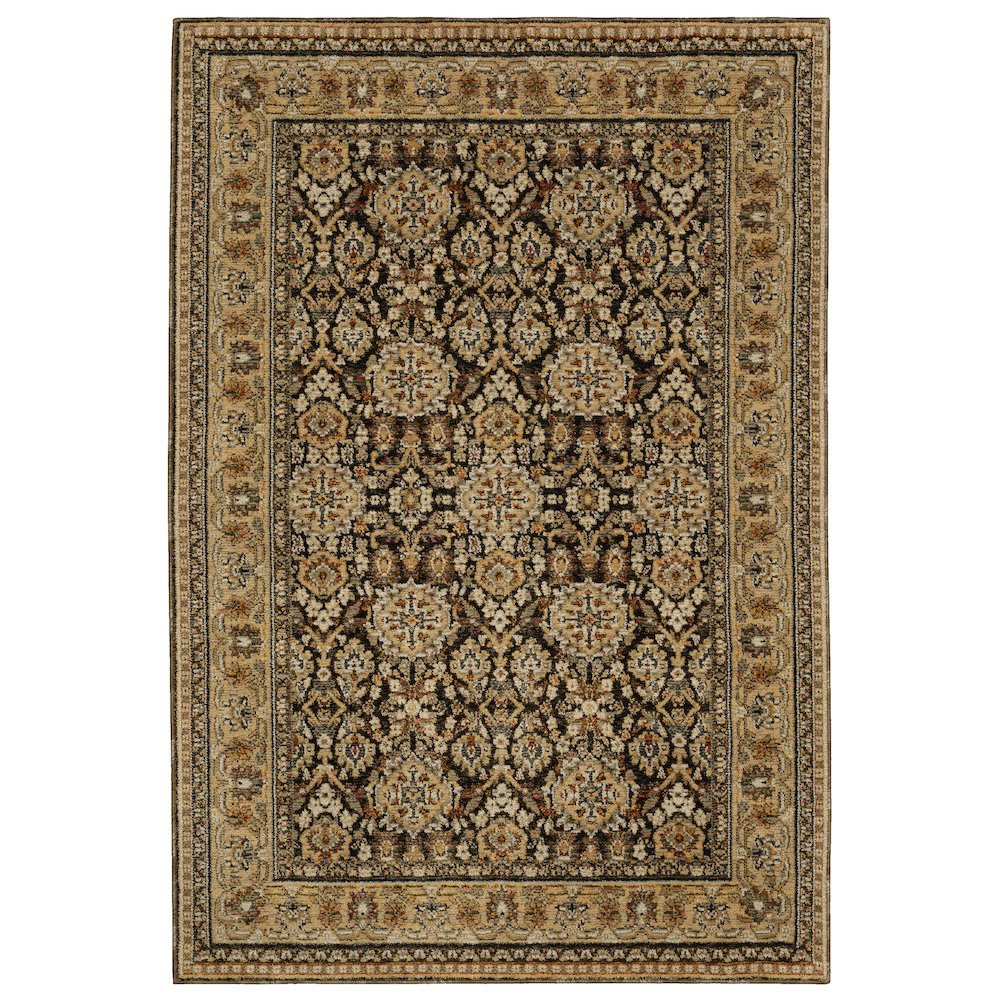 ANDORRA Brown 8' 6 X 11' 7 Area Rug. Picture 1