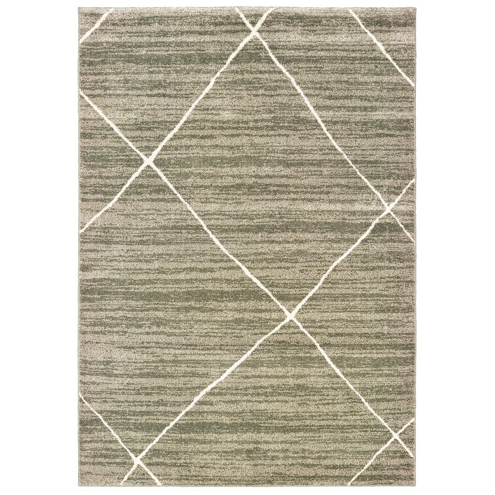 CARSON Grey 9'10 X 12'10 Area Rug. Picture 1