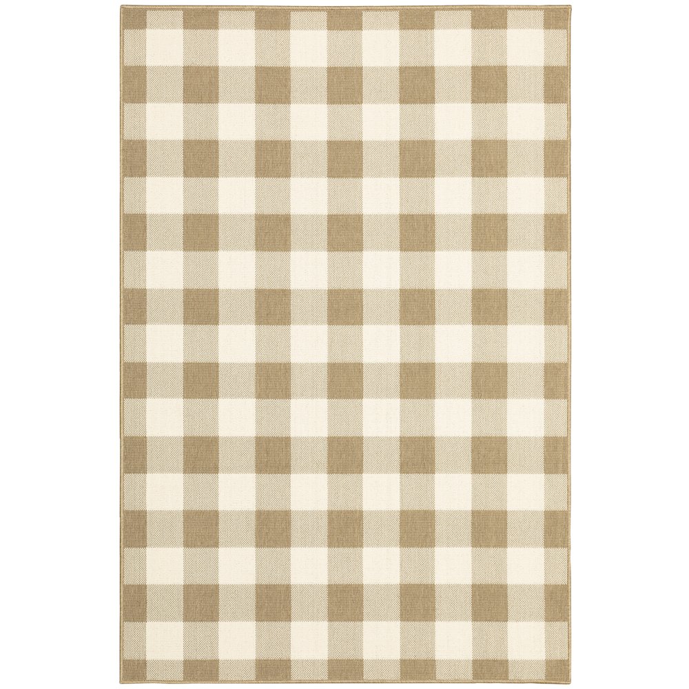 MARINA Tan 7'10 X 10'10 Area Rug. Picture 1