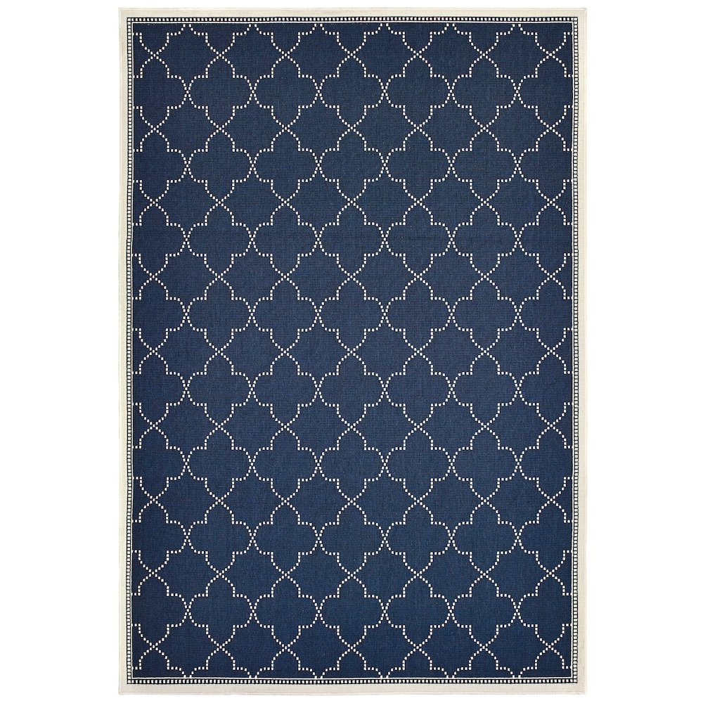 MARINA Navy 7'10 X 10'10 Area Rug. Picture 1