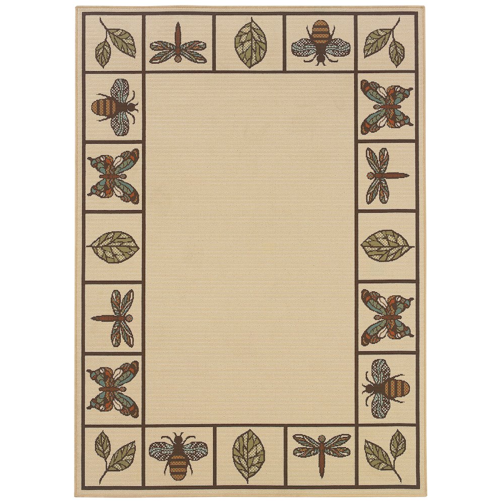 MONTEGO Ivory 7'10 X 10'10 Area Rug. Picture 1